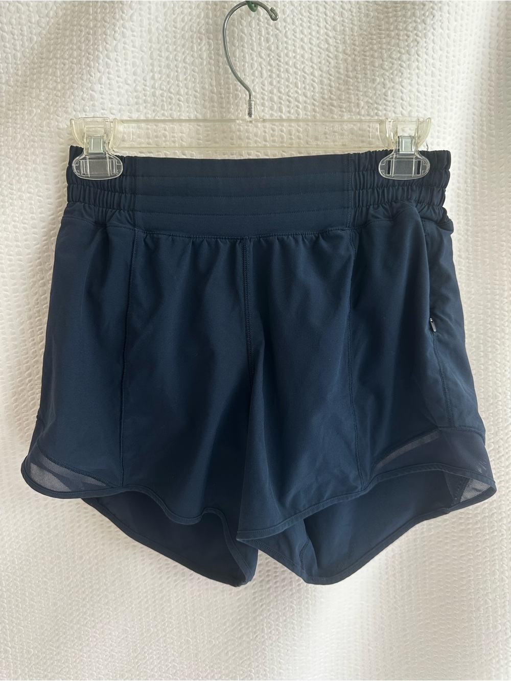 Lululemon Hotty Hot High Rise Shorts 4 Inch True Navy Blue Lined Running Size 6